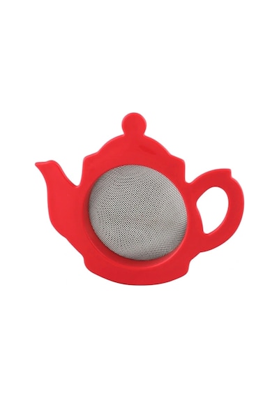 Çay Süzgeci Demlik Şeklinde Renkli
