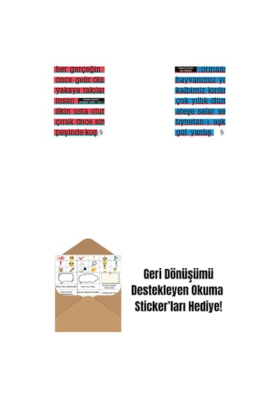 Yenilgiler Tarihi + Tuz Günleri + Okuma Sticker'ları