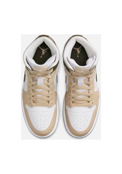 Nike Aır Jordan 1 Mıd Kadın Ayakkabı Bq6472-120 Çok Renkli Çok Renkli