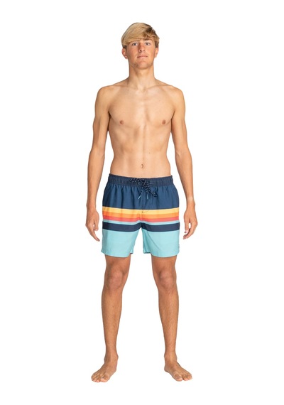 Bıllabong Billabong All Day Htr Stripes Lb Erkek Pembe Volley Short Blu Mavi