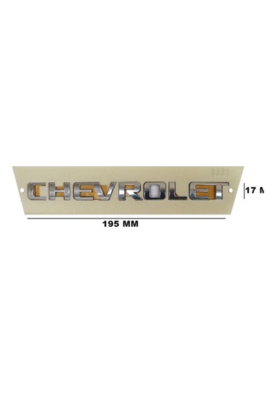 Chevrolet Captiva Bagaj Yazı Amblem 195 Mm - 17 Mm