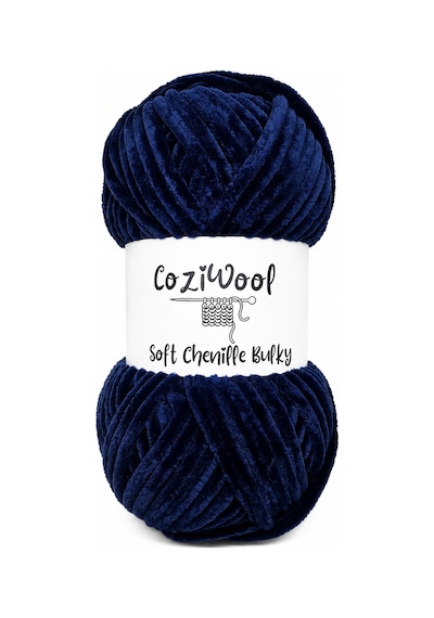 Kadife İp Soft Chenille Bulky 5'li Paket 5x100 Gr 120 Mt El Örgü İpi Petrol - 875823131