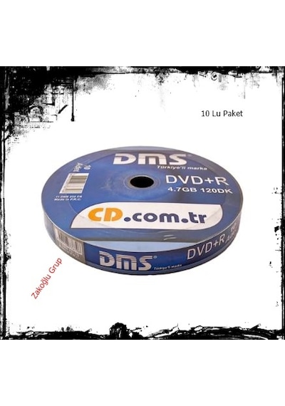 BOŞ DVD+R 10 Lu PAKET DMS MARKA