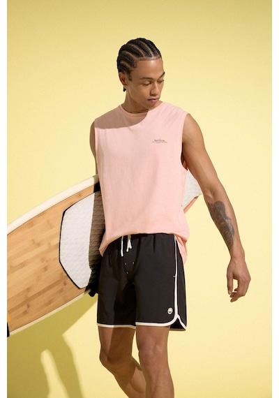 Defacto Defactofit Regular Fit Esnek Dokulu Kısa Boy Deniz Şortu D9631ax25hsbk81 Siyah Defacto Defactofit Regular Fit Esnek Dokulu Kısa Boy Deniz Şortu D9631ax25hsbk81 Siyah