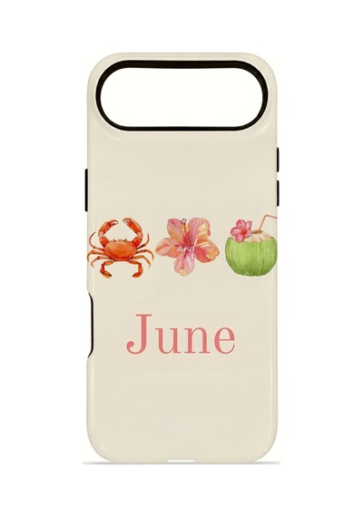 Apple iPhone Uyumlu 17 Air Vorian Çift Katmanlı Magsafe Kılıf June Seaside