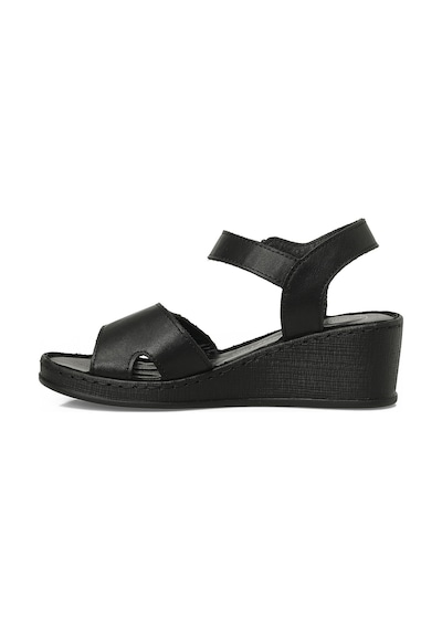 Polaris 105818.z6fx Siyah Kadın Comfort Sandalet 000000000102250591 Siyah