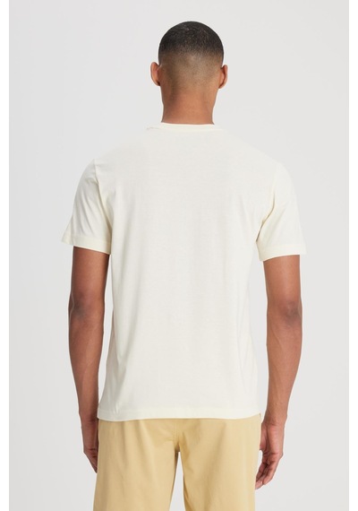 Wrangler Texas Erkek T-shirt Ml60ufq102 Off White