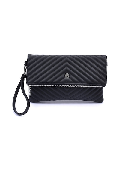 Barbara Kadın Clutch Çanta 67-6010 Sıyah - Sıyah Siyah