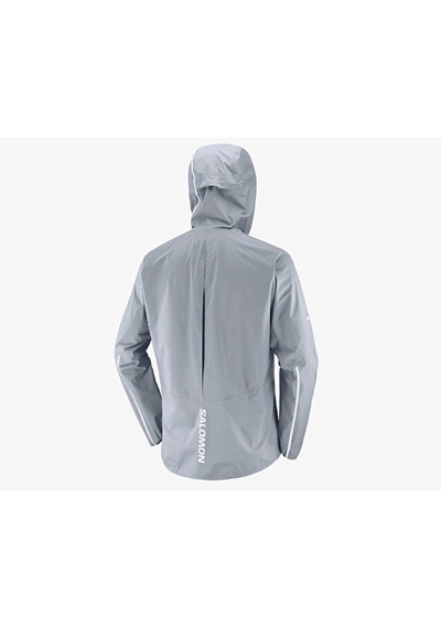 Salomon Bonattı Pro Erkek Outdoor Yağmurluk Lc2769600 Gri