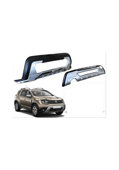 Autogp Dacia Duster Ön Ve Arka Tampon Koruma Difüzör 2018+