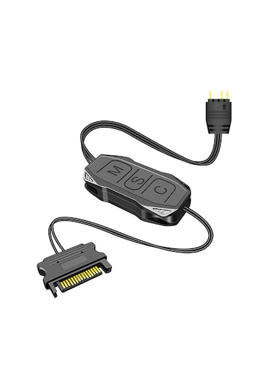3 Pin Argb Fan Led Kontrolcü 5v A-rgb Fan Denetleyici Sata Güç