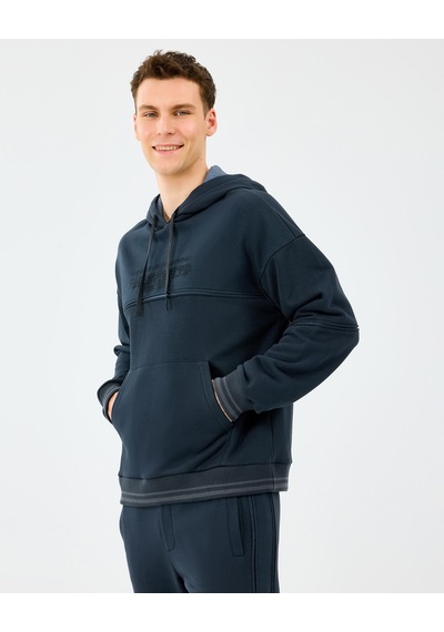 Skechers M Hoodie Sweatshirt Erkek Siyah Sweatshirt S2520227-3817 Siyah