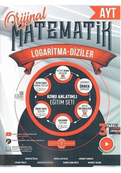 AYT Matematik Logaritma Diziler Konu Anlatımlı Orijinal Yayınları