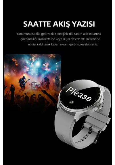 Hw7 Pro+ Akıllı Saat 1.46" Hd Ekran Bluetooth Arama Uzun Pil Ömrü Sesli Asistan Su Geçirmez Siyah