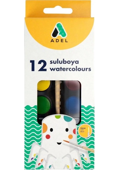 Sulu Boya 12 Li Sarı