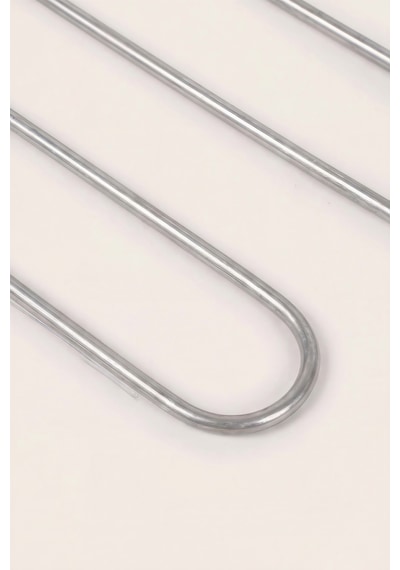 Silver 5 Katlı Metal Dolap İçi Pantolon Askısı Gri