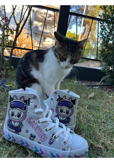 Scarpe Magiche Vak.ko Labubu Kız Çocuk Ayakkabısı 31-35 Numara Arası Işıksızdır Gümüş