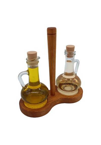 Saplı 2'li Yağdanlık Set