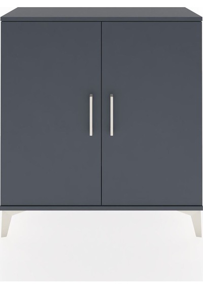 Arges Şifonyer 2 Kapaklı 88x30x96 Antrasit-antrasit Antrasit