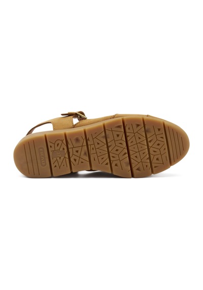 Sandalet Kadın 51h6 Frau Nabuk Caramel Kahverengi