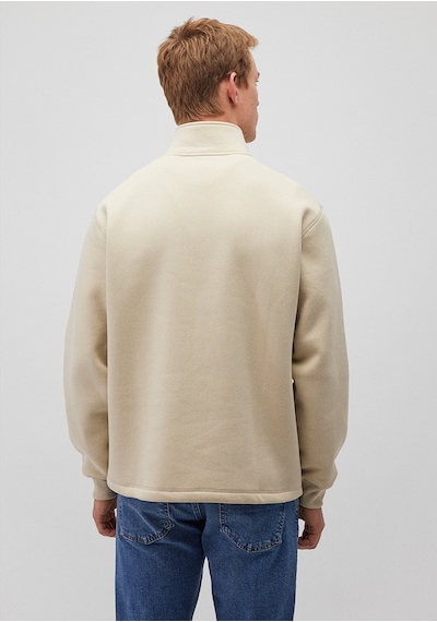 Mavi - Dik Yaka Bej Sweatshirt 0s10016-70322 Bej