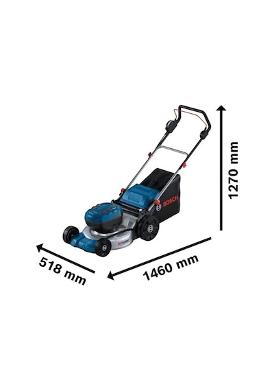 Bosch GRA18V2-46 Professional Akülü Çim Biçme Makinesi 2 Adet 18V 8AH Akü ve Şarj Aleti Dahil