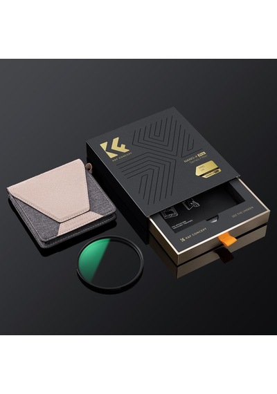 K&f Concept 49mm Nano-x Pro Serisi Uv Filtre - İnce Pirinç Çerceve - 36 Katmanlı