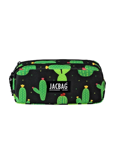 Jacbag Dual Pouch Pencıl Case-çift Bölmeli Kalemkutu - Kaktus Kaktus