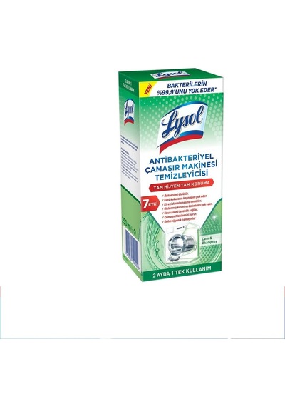 Lysol Antibakteriyel Çamaşır Makinesi Temizleyici Çam Ve Okaliptus Ferahlığı 250 Ml