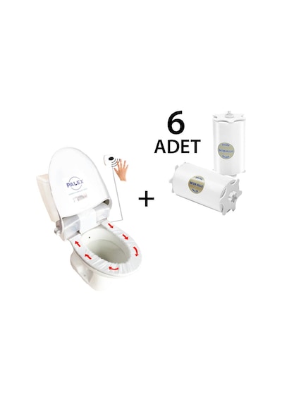 Palex Sensörlü Hijyenik Klozet Kapağı + 6 Adet Yedek Rulo