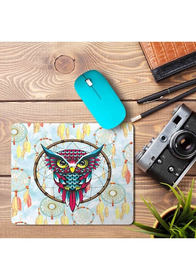 Düş Kapanı Baykuş Baskılı Mouse Pad