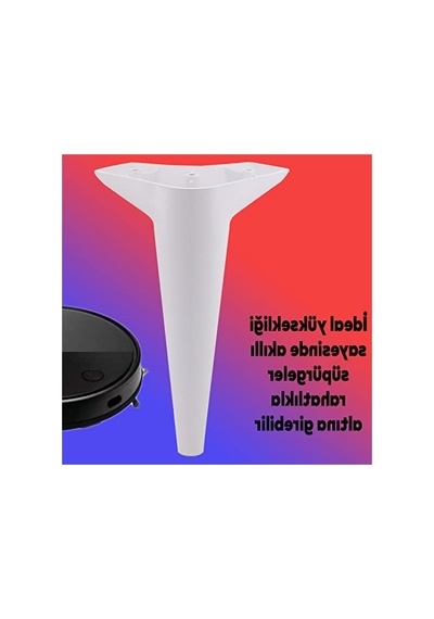 24 Cm Beyaz Lüks Mobilya Koltuk Ayağı - 4 Adet 6395751