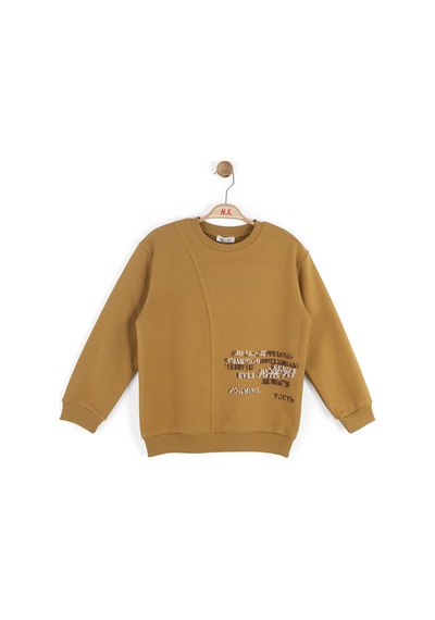 Xo Kids Erkek Çocuk Swaetşirt 8-14 Yaş 49301 Hardal