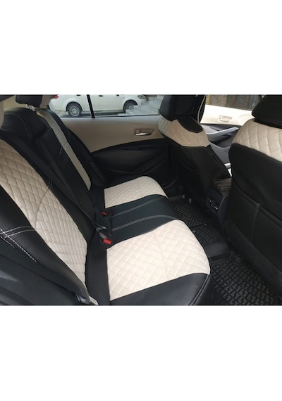 Toyota Corolla Uyumlu Araca Özel Deri Oto Koltuk Kılıfı (500436046)