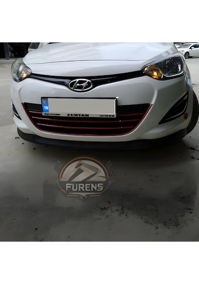 Hyundai İ20 2008-2014 Uyumlu H Lip Esnek Ön Lip 2 Parça Karlık Ön Ek Tampon Altı Dill