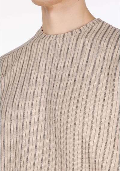 Colin's Colins Comfort Fit Yuvarlak Yaka Çizgili Erkek Bej Kısa Kol Tişört Cl1074141 Q1.v2 Bed Beıge Strıped Colin's Colins Comfort Fit Yuvarlak Yaka Çizgili Erkek Bej Kısa Kol Tişört Cl1074141 Q1.v2 Bed Beıge Strıped