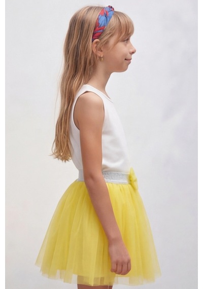 Esila Kids Kız Çocuk Etek Tütü Etek Sarı Renk