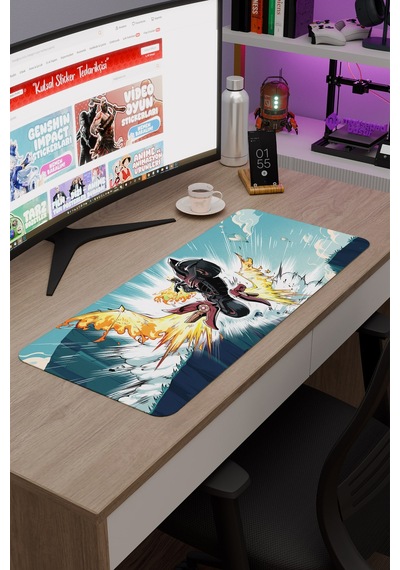 Mavuika Genshin Impact Anime Gacha V4 - 70x30 Xl Gaming Mouse Pad Fare Altlığı