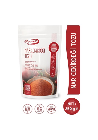 250 Gr Nar Çekirdeği Tozu % 100 Doğal