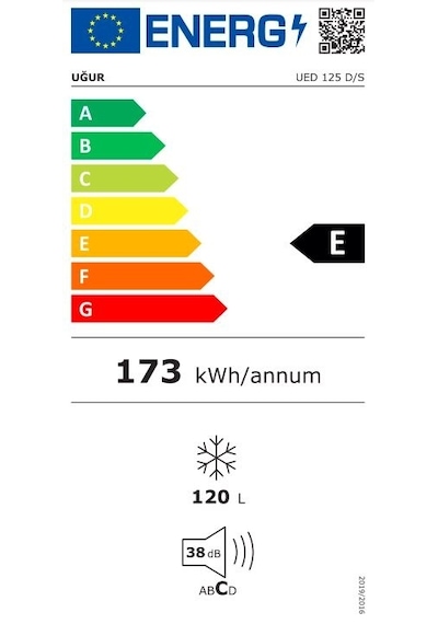 Uğur UED 125 D/S 120 LT Sandık Tipi Derin Dondurucu