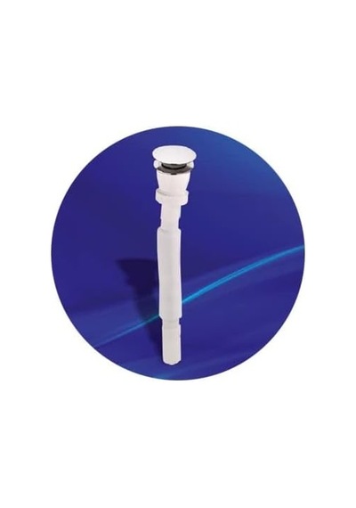 Basmalı Pop Up Krom Kapaklı Lavabo Sifonu