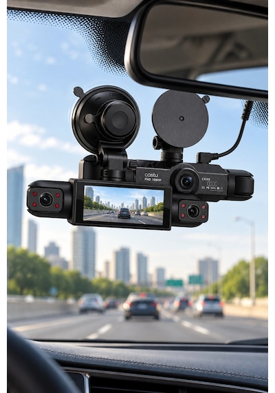 Castu Ck05 4 Kameralı Araç Kamerası 3.16 Ips Ekran Hd Ultra 1080p Wifi Li Kayıt Cihazı