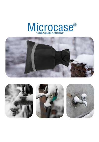Microcase Reflektörlü Su Geçirmez Bahçe Açıkalan Dış Mekan Musluk Don Buzlanma Koruyucu Kılıf 2 Adet Al5512