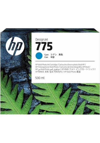 Hp 775 500-ml Cyan Ink Cartridge 1xb17a