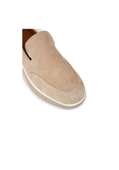Deery Erkek Hakiki Süet Bej Loafer Ayakkabı - 02044mbeje01