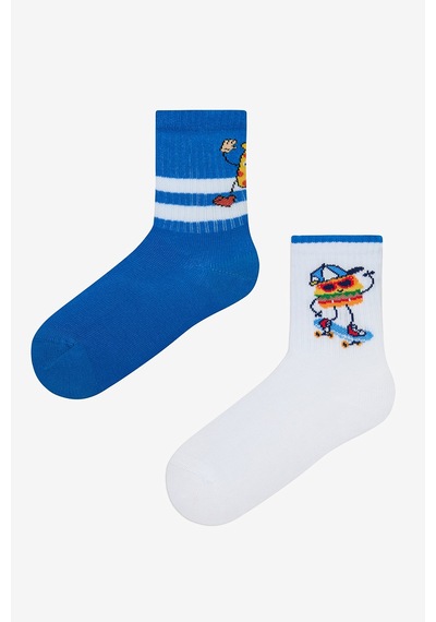Penti Erkek Çocuk Cool Snack 2li Çok Renkli Tenis Soket Çorap Çok Renkli Çok Renkli