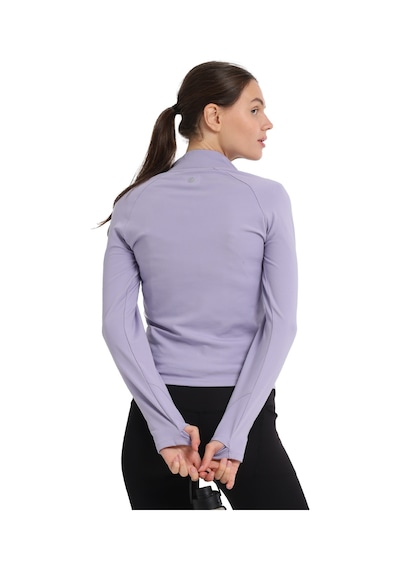 Sportive Dewey Half-zip Kadın Mor Koşu T-shirt 25kk1033-lıl 1776385 Mor