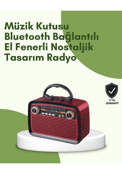 Kablosuz Bluetooth Hoparlör Yüksek Ses Kalitesi, Uzun Pil Ömrü, Fm Ve Am Radyo Fonksiyonu