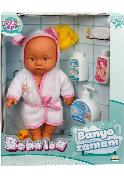 Sunman Bebelou Banyo Zamanı Bebek 35 Cm