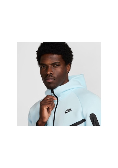Nike Tech Fleece Fz Windrunner Hoodie Erkek Lacivert Sweatshirt Mavi